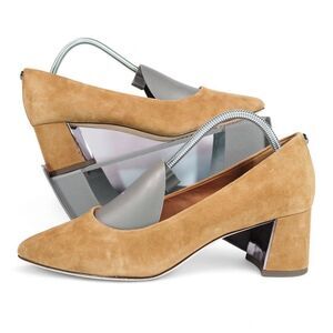 Donald Pliner‎ Suzette Suede Contemporary Heels Women's 7.5M Saddle Brown